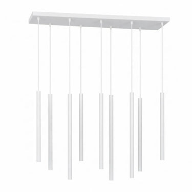 SELTER 9-lichts hanglamp - Wit frame