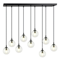 COSMO 9-lichts hanglamp - Helder glas - Mooier Thuis