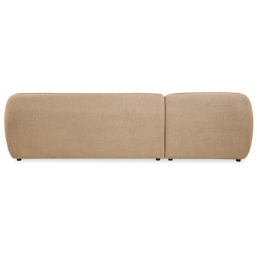 Hoekbank Laila - Stof Taupe Links