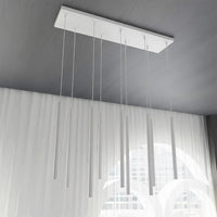 Emibig SELTER 9-lichts hanglamp - Wit frame
