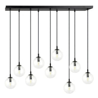 Emibig COSMO 9-lichts hanglamp - Helder glas