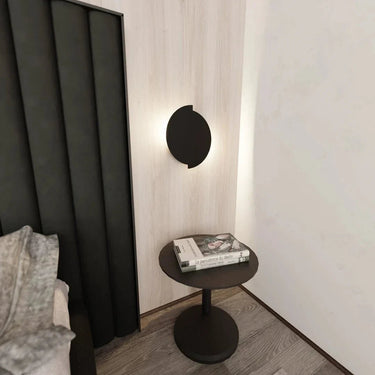 FORM 9 1-lichts wandlamp - Zwart metaal