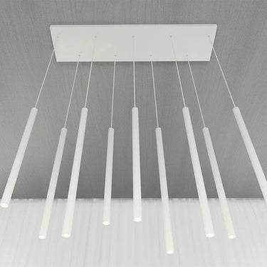 SELTER 9-lichts hanglamp - Wit frame