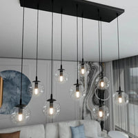 COSMO 9-lichts hanglamp - Helder glas - afbeelding 2