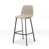 Barkruk Bari - Vintage stof Beige - Mooier Thuis