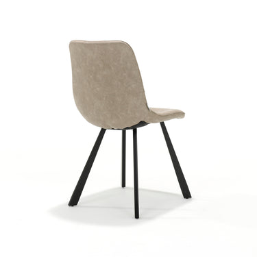 Eetkamerstoel Bari - Kunstleer Beige