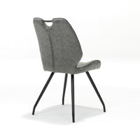 RV Design Eetkamerstoel Hardy - Stof Staalgrijs