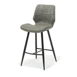 Barkruk Borgo - Stof Staalgrijs - 57 cm breed - Mooier Thuis
