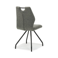 RV Design Eetkamerstoel Carlos - Stof Staalgrijs