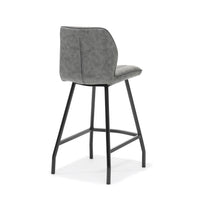RV Design Barkruk Gino - Stof Staalgrijs
