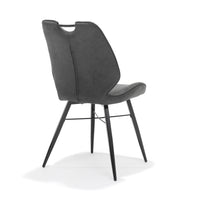 RV Design Eetkamerstoel Quattro - Stof Antraciet