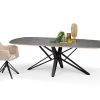 Eetkamerstoel Katy - Draaibaar - Velvet Beige Brandvertragend - afbeelding 2