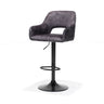 Barkruk Katy - Stof Aurora Antraciet - 52 cm breed - Mooier Thuis