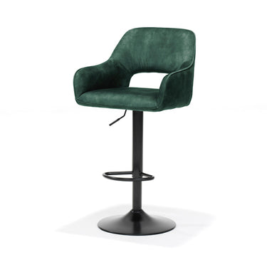 Barkruk Katy - Velvet Hunter groen