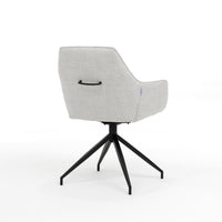 RV Design Eetkamerstoel Toscane - Draaibaar - Stof Naturel