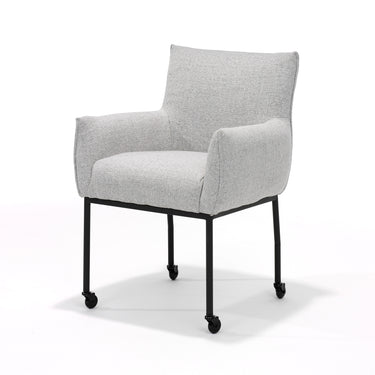 Eetkamerstoel Giant - Vast - Stof Beige