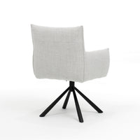 RV Design Eetkamerstoel Focus - Draaibaar - Stof Beige