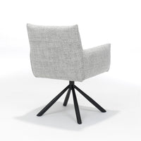 RV Design Eetkamerstoel Focus - Draaibaar - Stof Bruin