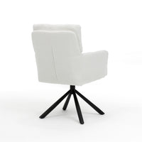RV Design Eetkamerstoel Fresco - Draaibaar - Bouclé Ivoor