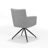 RV Design Eetkamerstoel Joey - Draaibaar - Retro Bliss Grijs - Mooier Thuis