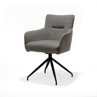 RV Design Eetkamerstoel Joey - Draaibaar - Retro Bliss Antraciet