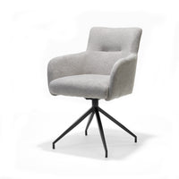 RV Design Eetkamerstoel Joey - Draaibaar - Aragon Grijs