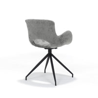 RV Design Eetkamerstoel Paul - Draaibaar - Stof Grijs