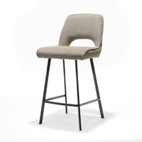 Barkruk Jody - Stof Beige - Mooier Thuis