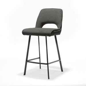 Barhocker Jody - Stoff Anthrazit