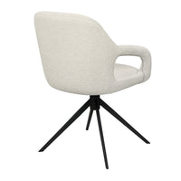 RV Design Eetkamerstoel Move - Draaibaar - Stof Champignon - Mooier Thuis