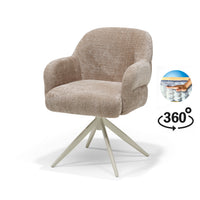 Austin armstoel beige - Cremona 14 - beige frame