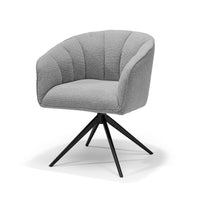 Cocoon armstoel grijs - Sahara - zwart frame