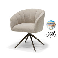 Cocoon armstoel paddenstoel - Sahara - anodisch bruin frame