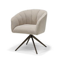 Cocoon armstoel paddenstoel - Sahara - anodisch bruin frame