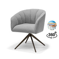 Cocoon armstoel grijs - Sahara - anodisch bruin frame