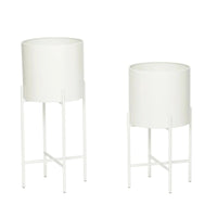 Witte Airy Pots (set van 2) - Mooier Thuis