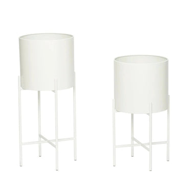 Witte Airy Pots (set van 2)