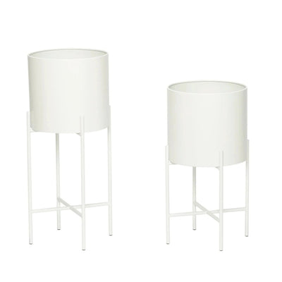 Witte Airy Pots (set van 2)
