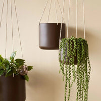 Bloom grote bruine hangpotten (set van 3) - afbeelding 2