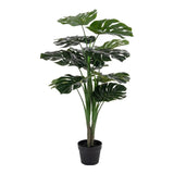 Monstera kunstplant - groen - 90 cm - 50 cm breed - Mooier Thuis