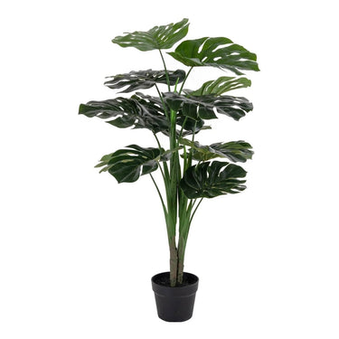 Monstera kunstplant - groen - 90 cm