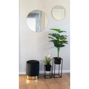 Monstera kunstplant - groen - 90 cm