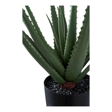 Aloë vera kunstplant - groen - 51 cm
