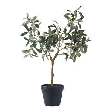 Olijfboom kunstboom - groen - 61 cm
