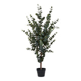 Eucalyptus kunstboom - groen - 120 cm - 46 cm breed - Mooier Thuis