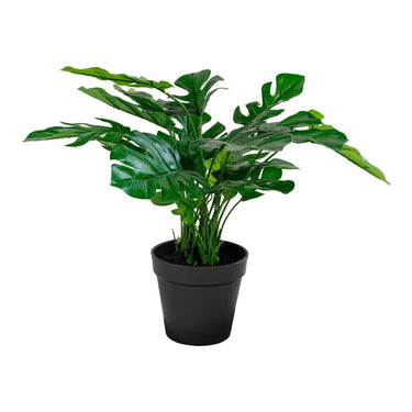 Monstera kunstplant - groen - 45 cm
