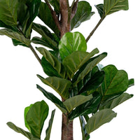 House of Nordic Vioolbladplant kunstboom - groen - 190 cm