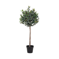 Olijfboom kunstboom - groen - 120 cm - Mooier Thuis