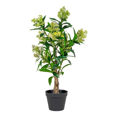 Skimmia kunstboom - groen - 75 cm