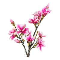 House of Nordic Magnolia kunstboom - groen/roze - 75 cm
